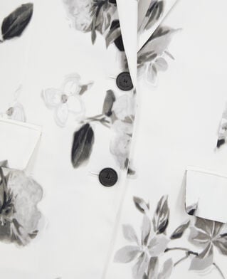 The Kooples FEMME ECRU veste tailleur imprimée