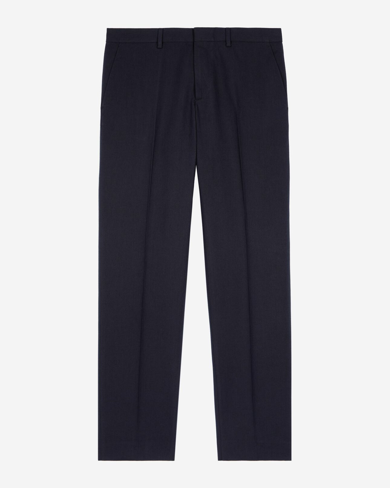 The Kooples HOMME NAVY pantalon de costume droit bleu marine