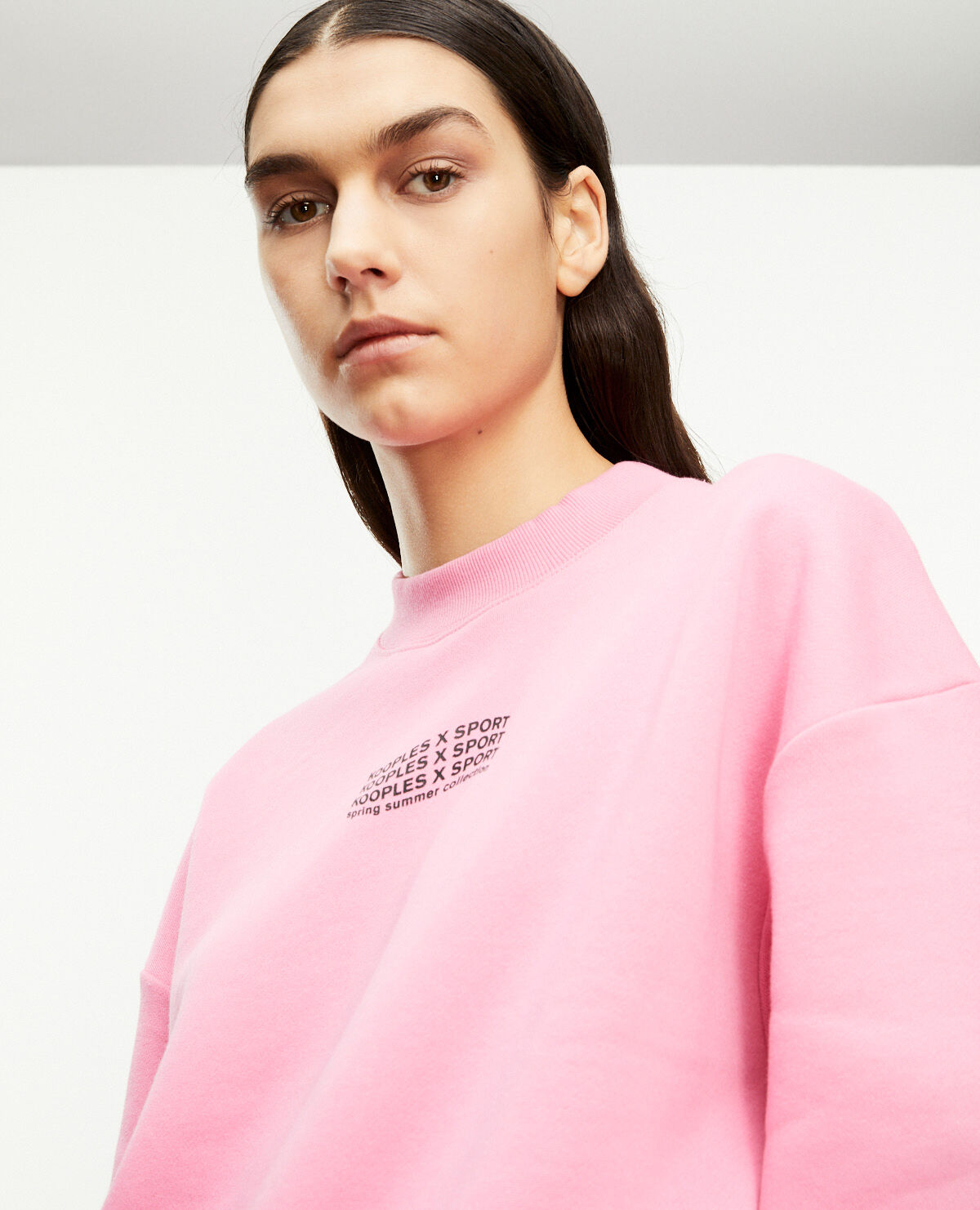 Pale hotsell pink sweatshirt