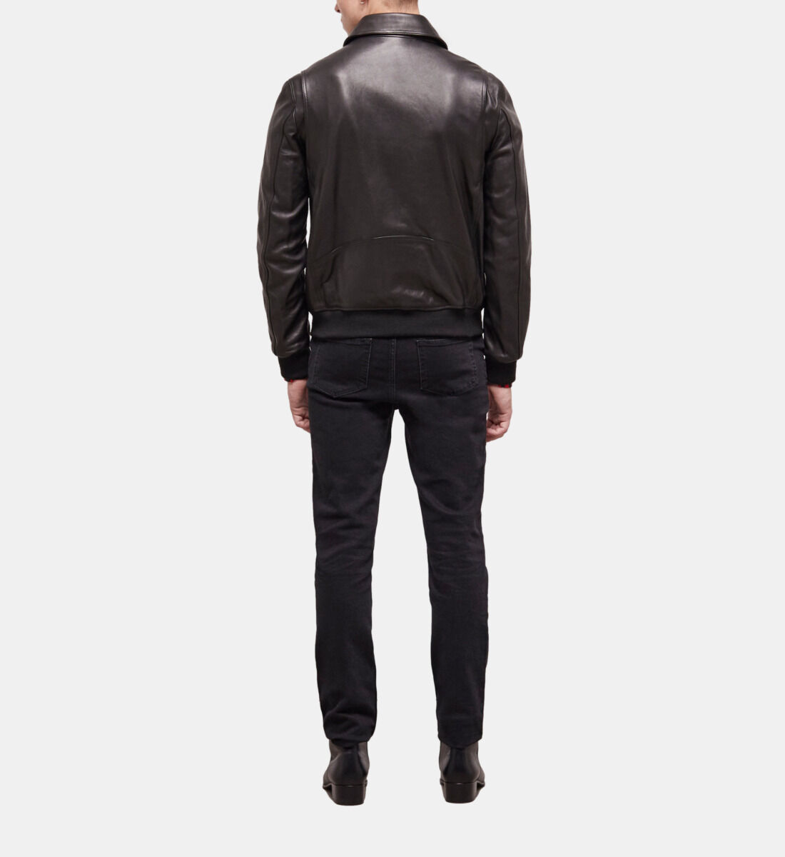Black leather jacket The Kooples