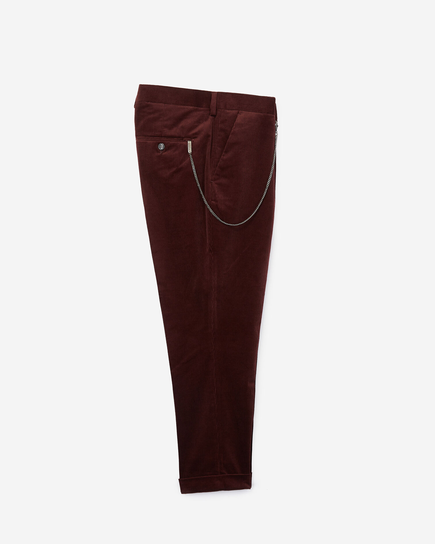 Pantalon velours côtelé bordeaux, BURGUNDY, hi-res image number null