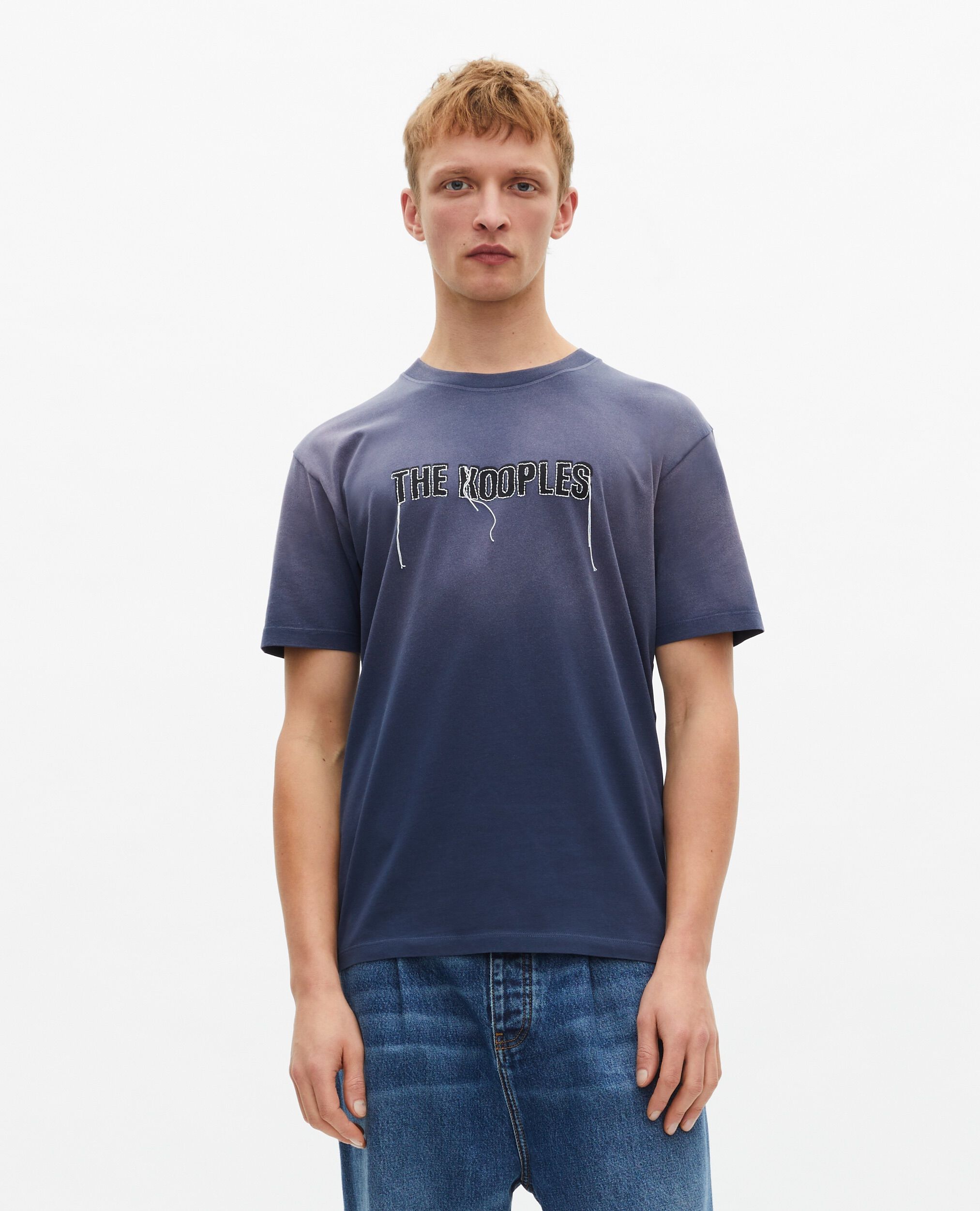 Navy logo T-shirt, DARK NAVY, hi-res image number null
