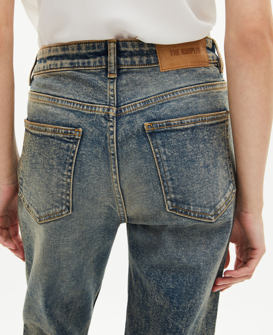The Kooples DAMEN BLUE blaue bootcut-jeans