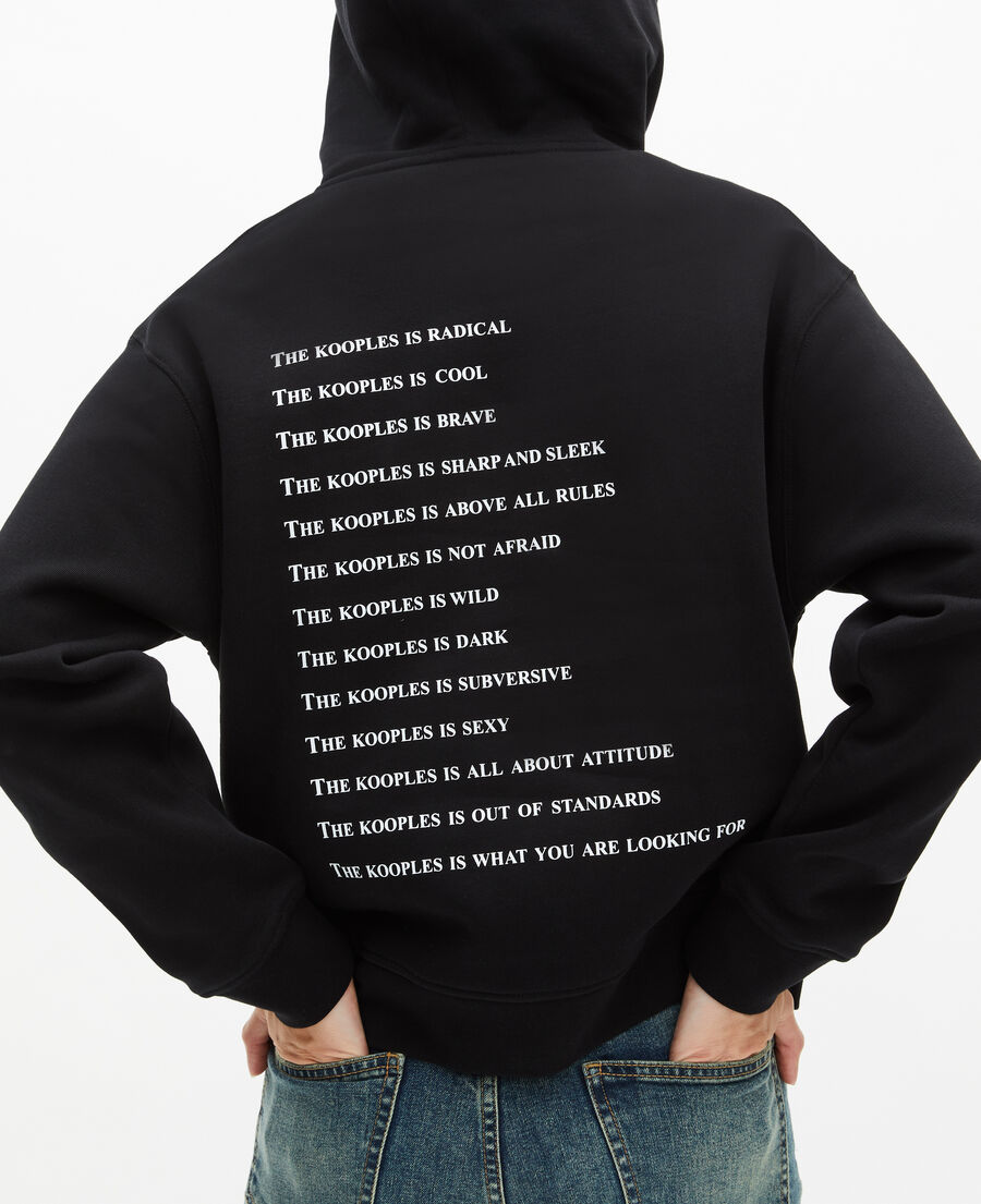 The Kooples WOMEN BLACK black what is hoodie