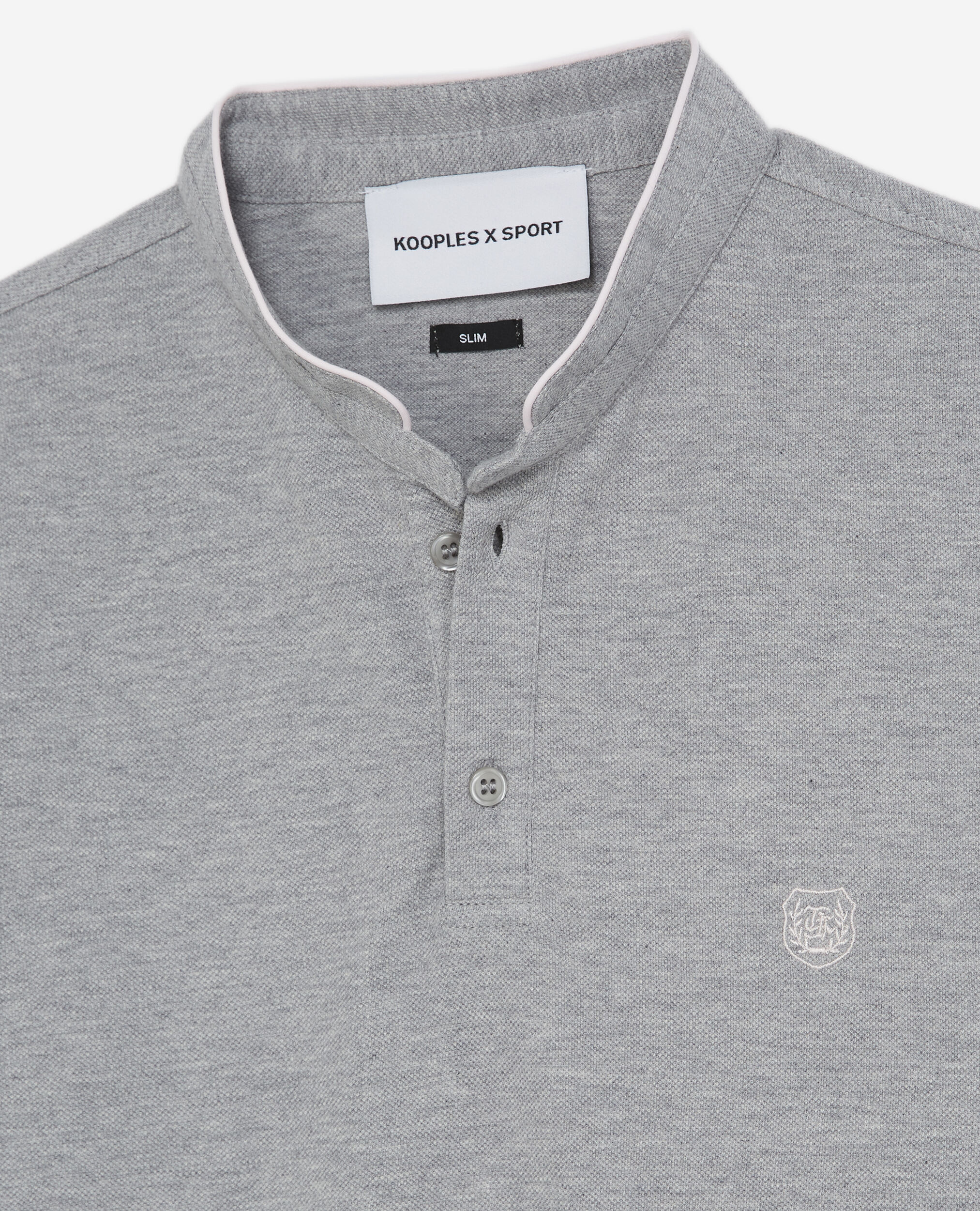 Polo gris clair, GREY MEL / BABY PINK, hi-res image number null