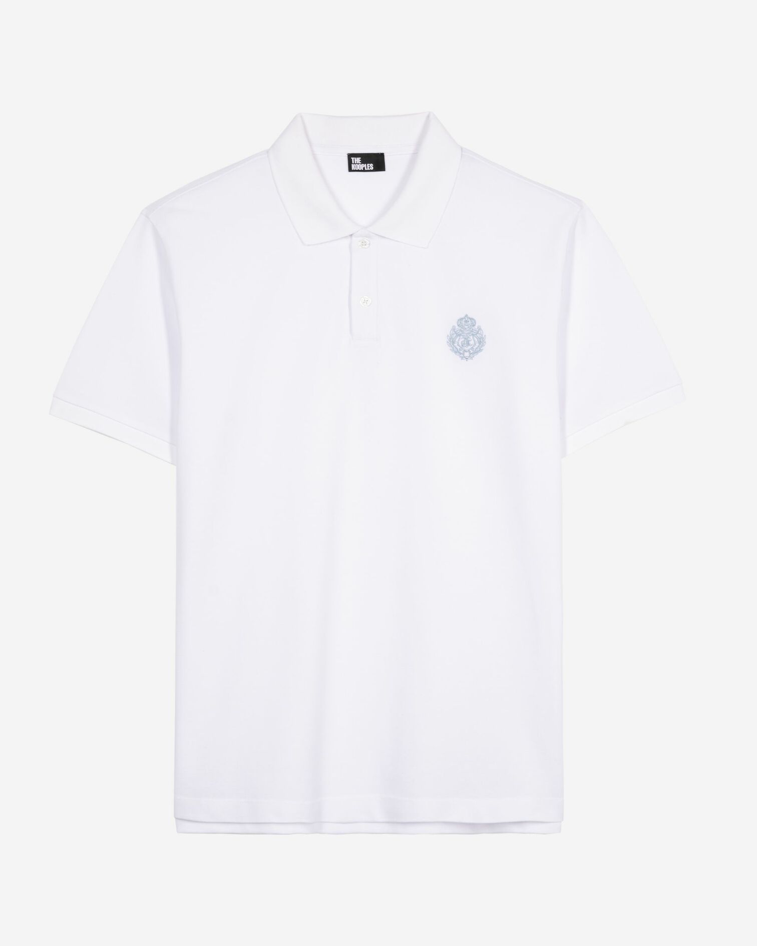 Piqué-Poloshirt mit klassischem Kragen weiß, WHITE, hi-res image number null