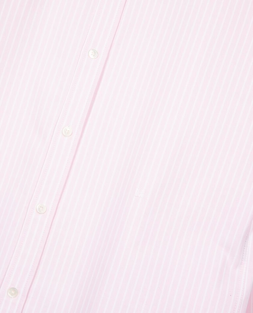 The Kooples HOMME PINK - BLUE chemise &agrave; rayures blanche et rose