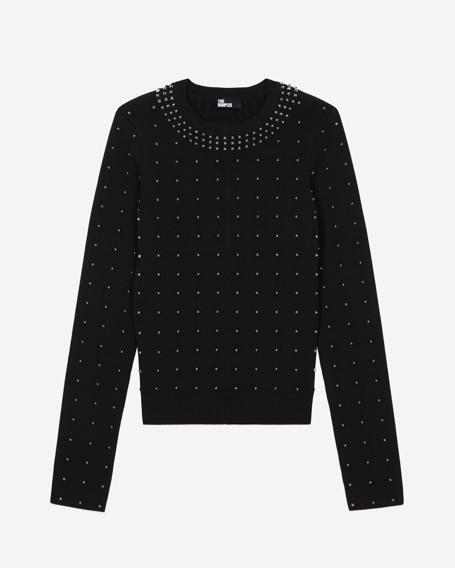 Pull avec spikes noir, BLACK, hi-res image number null