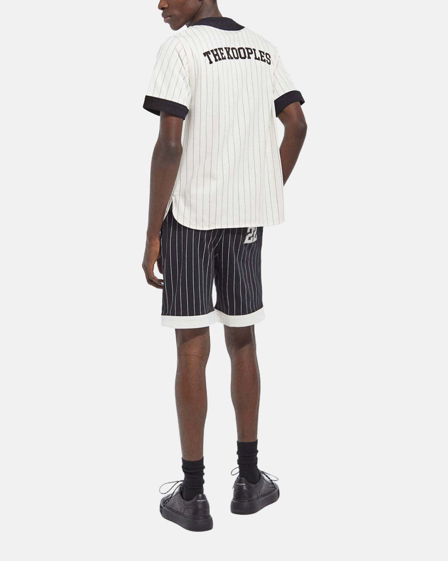 Striped baseball T-shirt, ECRU, hi-res image number null