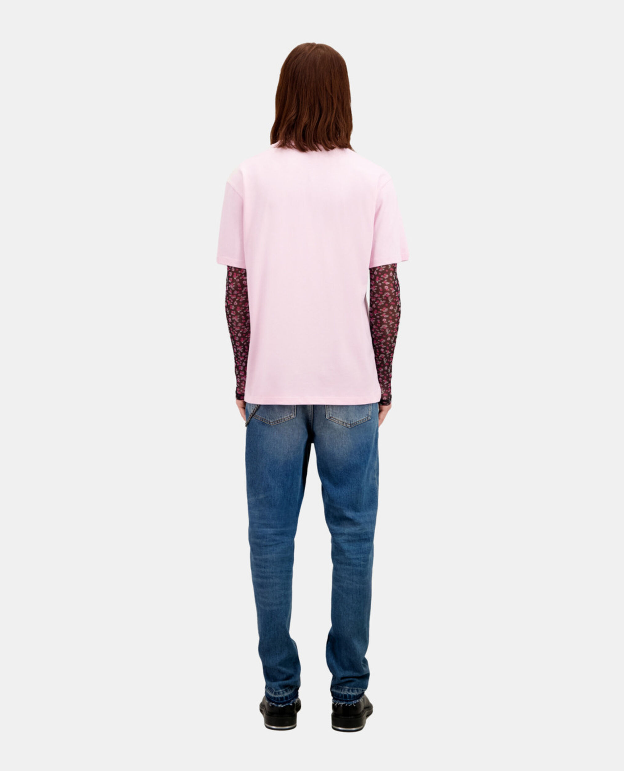 T-shirt Homme rose avec logo, PALE PINK, hi-res image number null