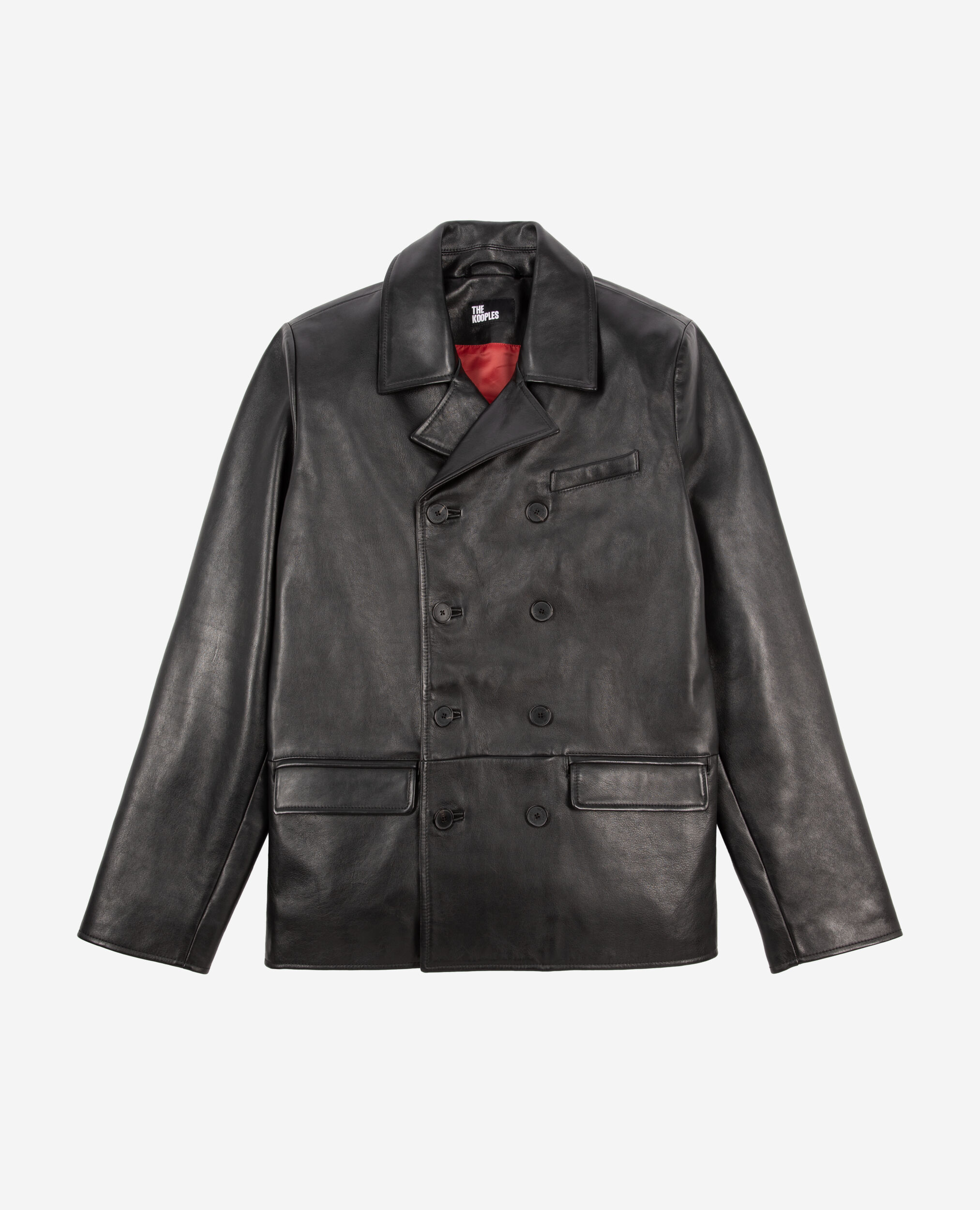 Chaqueta piel negra, BLACK, hi-res image number null