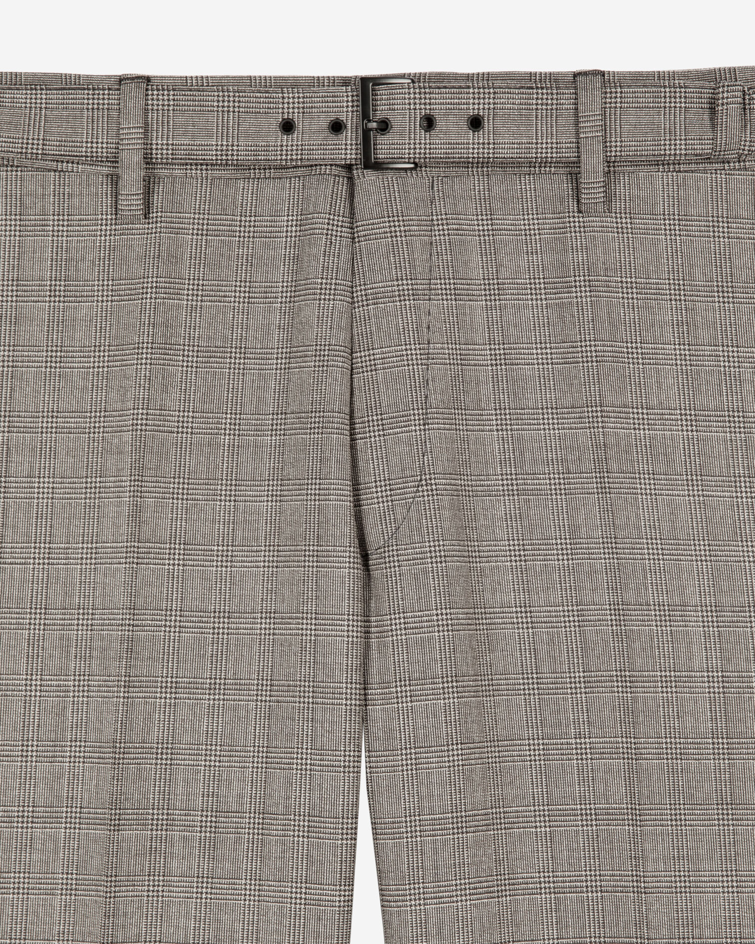 Prince of Wales beige wool suit pants, BEIGE MELANGE, hi-res image number null