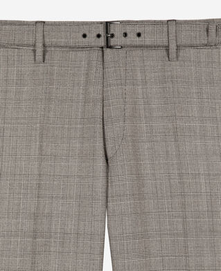 The Kooples HERREN BEIGE MELANGE anzughose aus wolle prince of wales beige