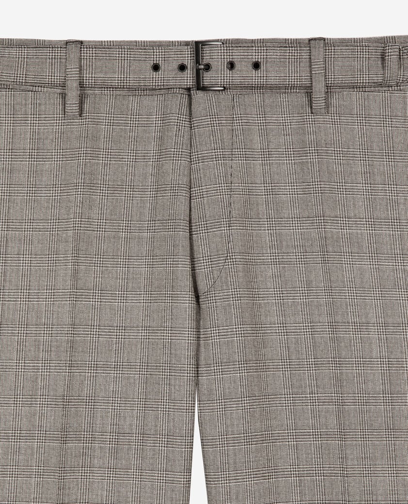 The Kooples HERREN BEIGE MELANGE anzughose aus wolle prince of wales beige