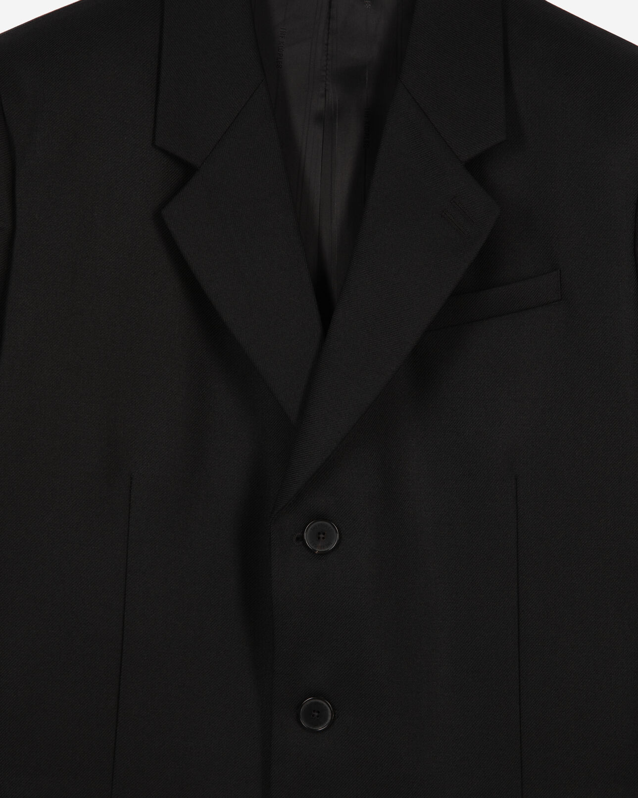 The Kooples HOMME BLACK manteau en laine noir