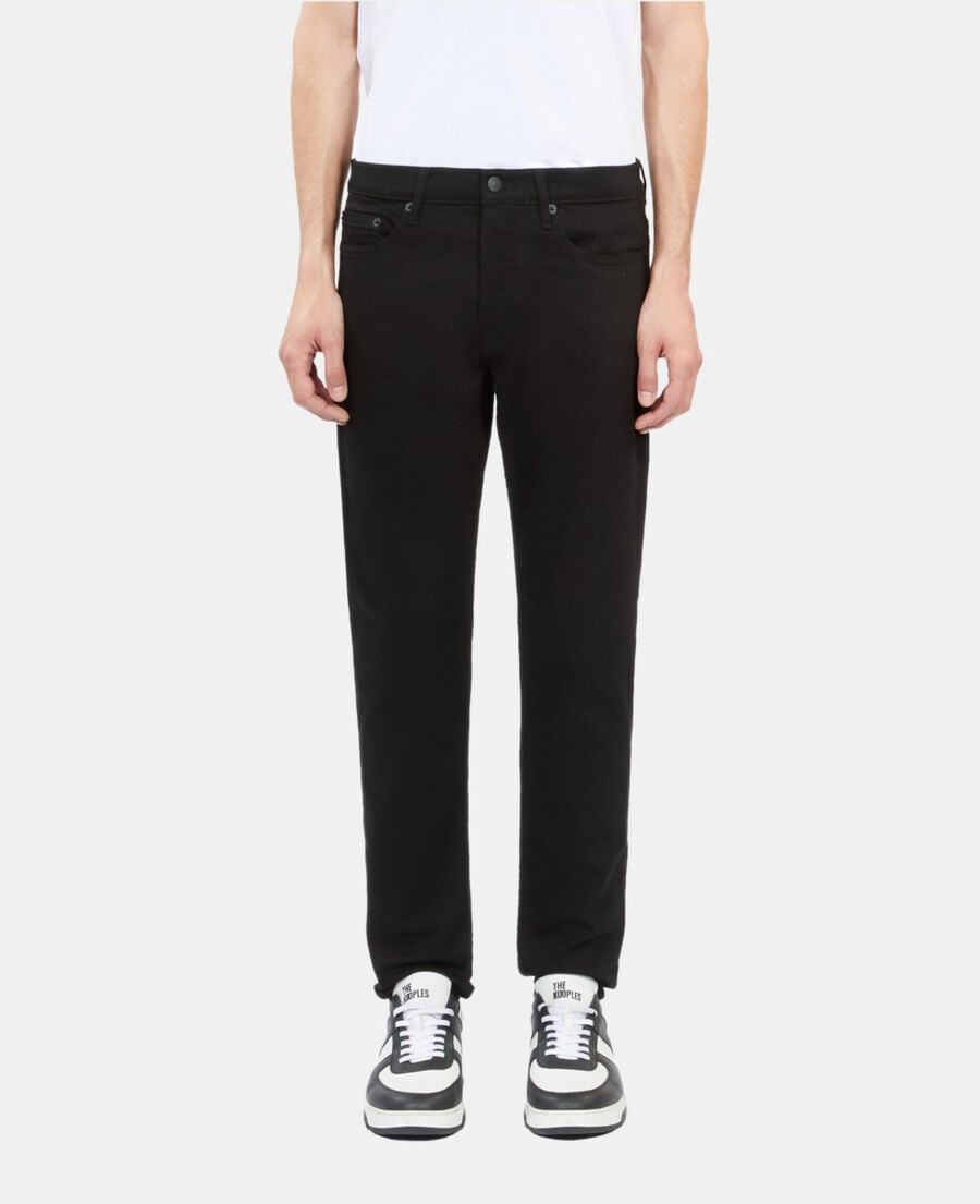 The Kooples HOMME BLACK BRUT jean slim noir