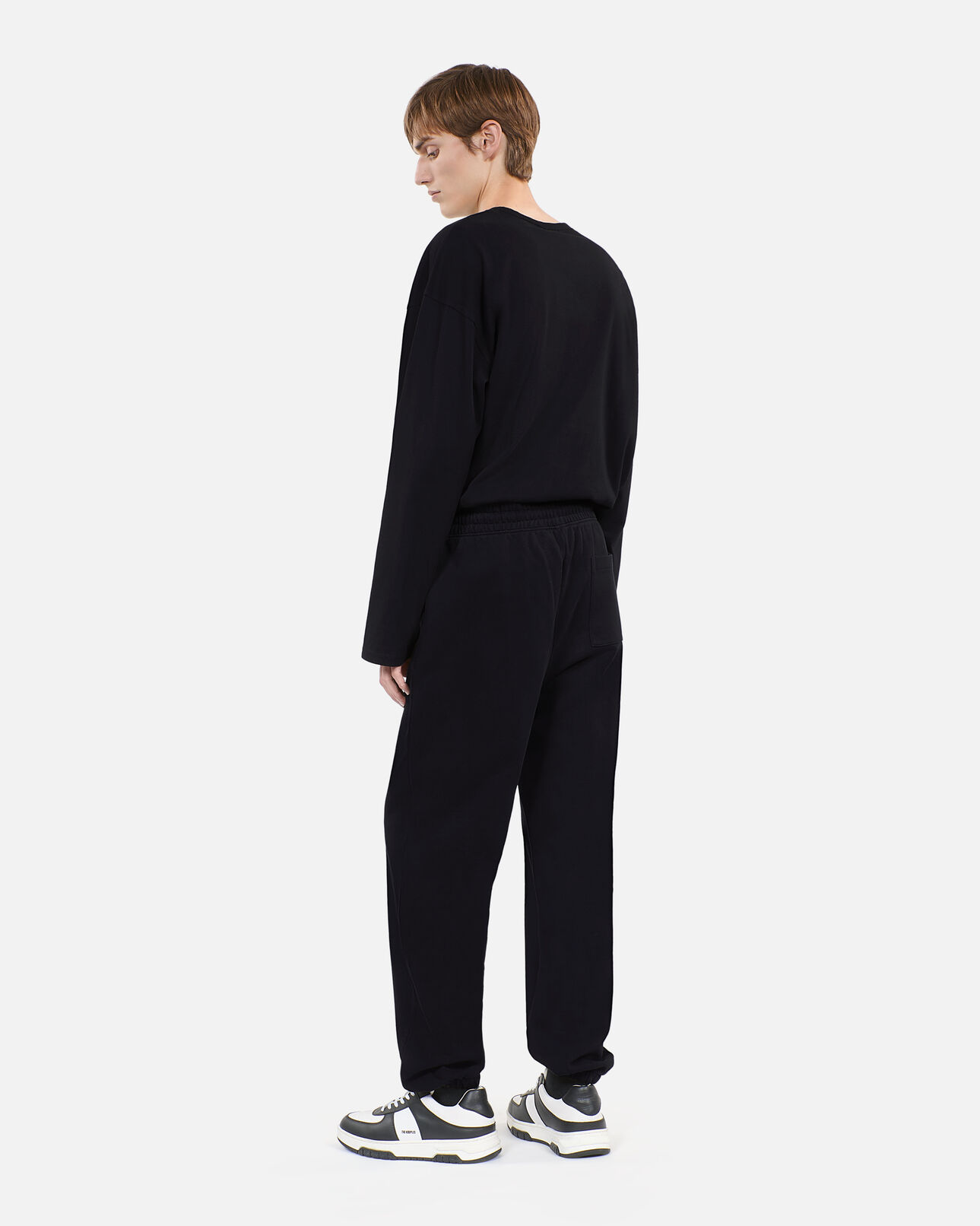 The Kooples MEN BLACK black blazon tracksuit trousers