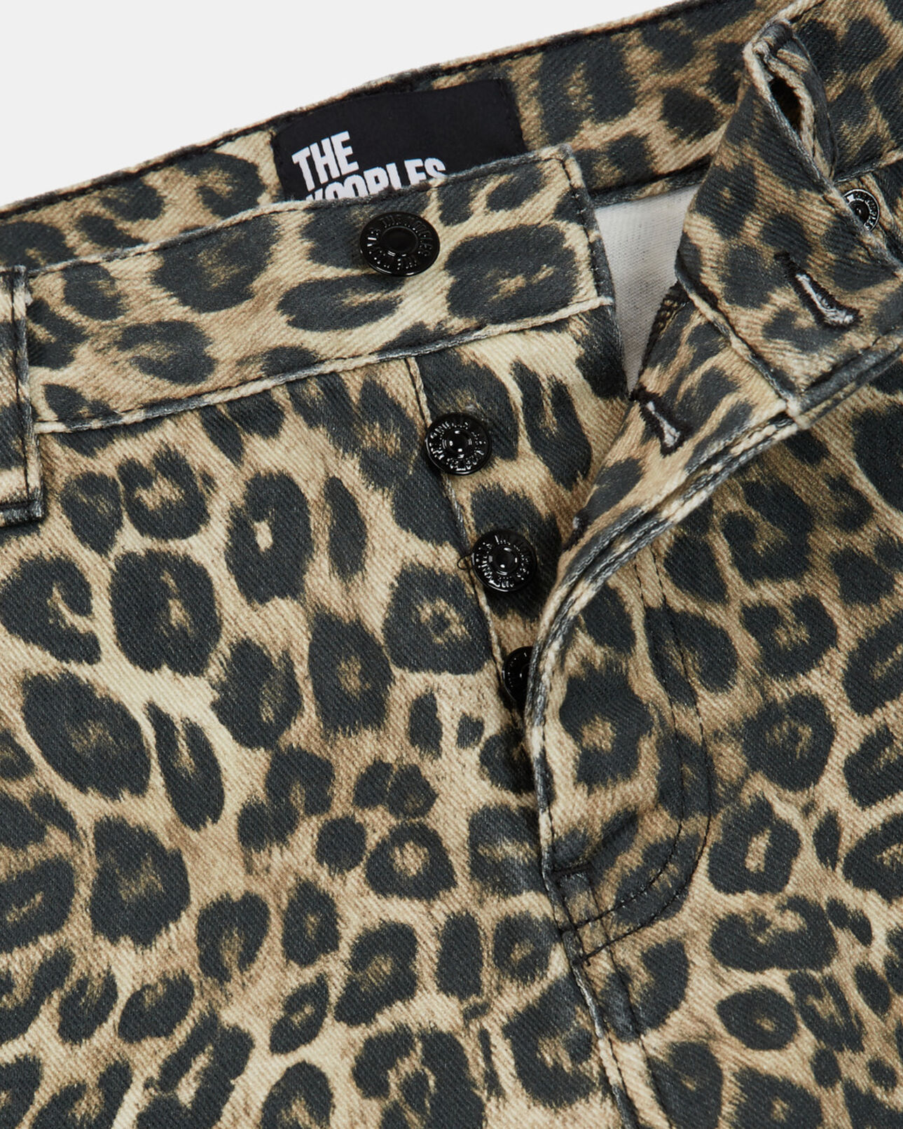 The Kooples MEN LEOPARD leopard print straight-cut jeans