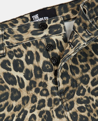 The Kooples H LEOPARD leopard print straight-cut jeans
