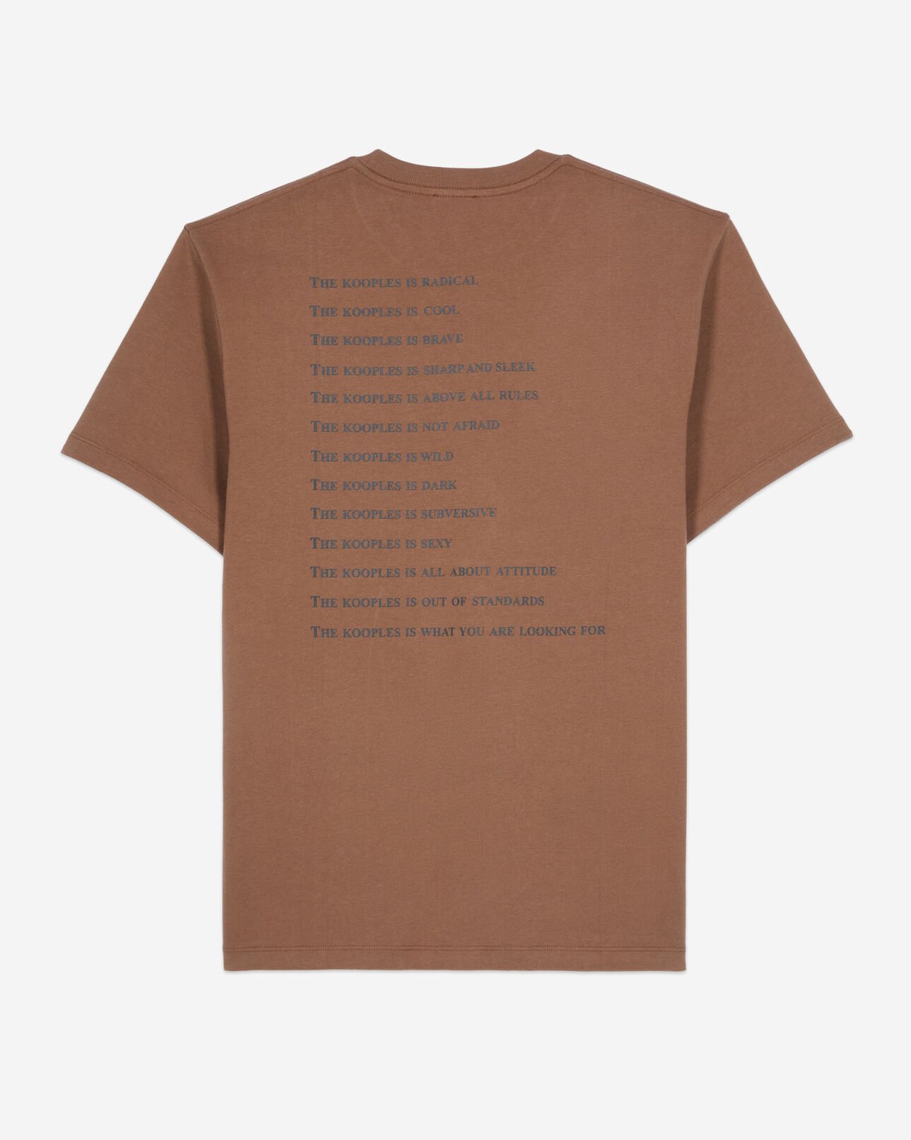 The Kooples HOMME BROWN t-shirt what is marron
