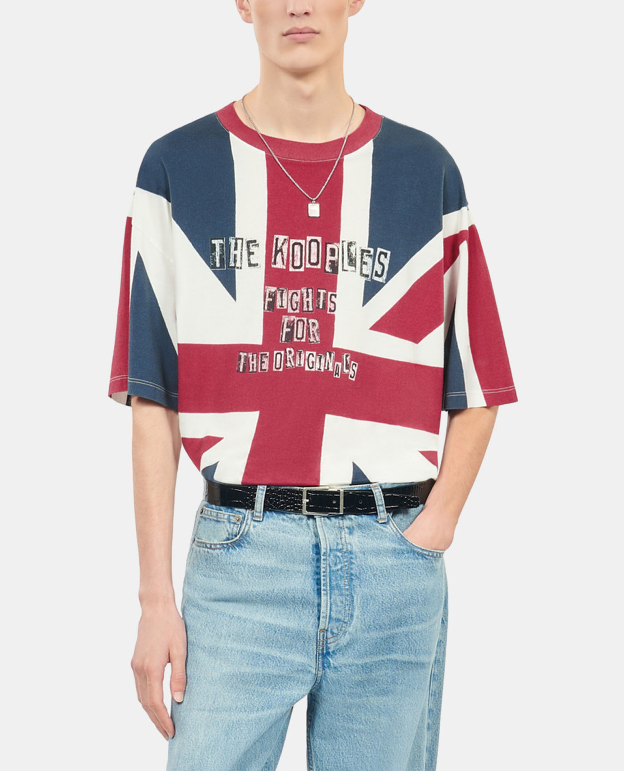 T-Shirt mit UK-flag-Print, RED, hi-res image number null