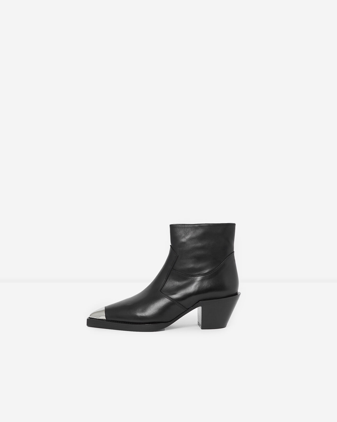 The Kooples FEMME BLACK boots rock talons style western