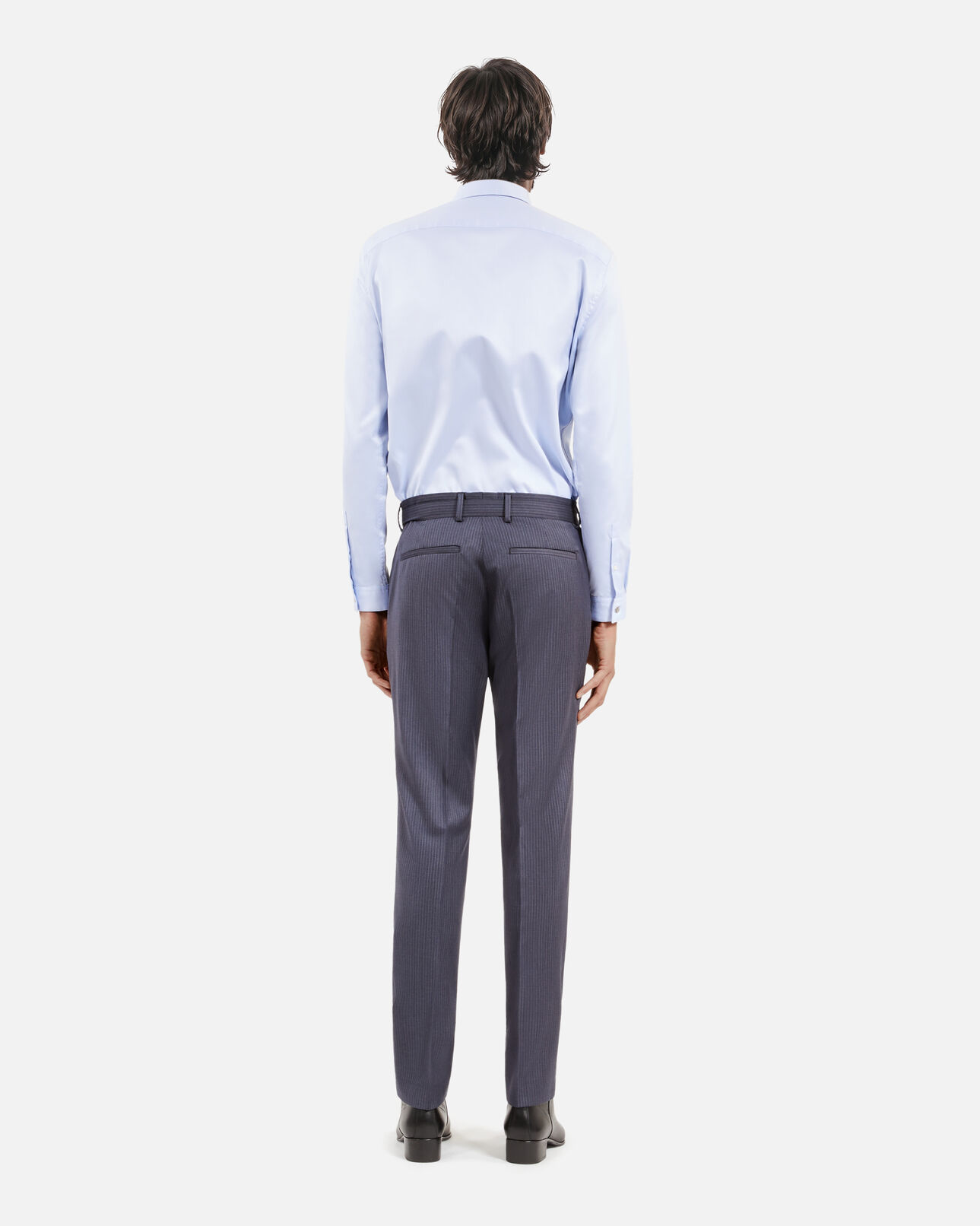 The Kooples MEN BLUE blue pinstripe suit pants