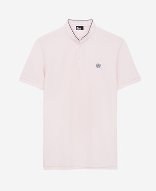 The Kooples H PINK  pink officer collar polo shirt