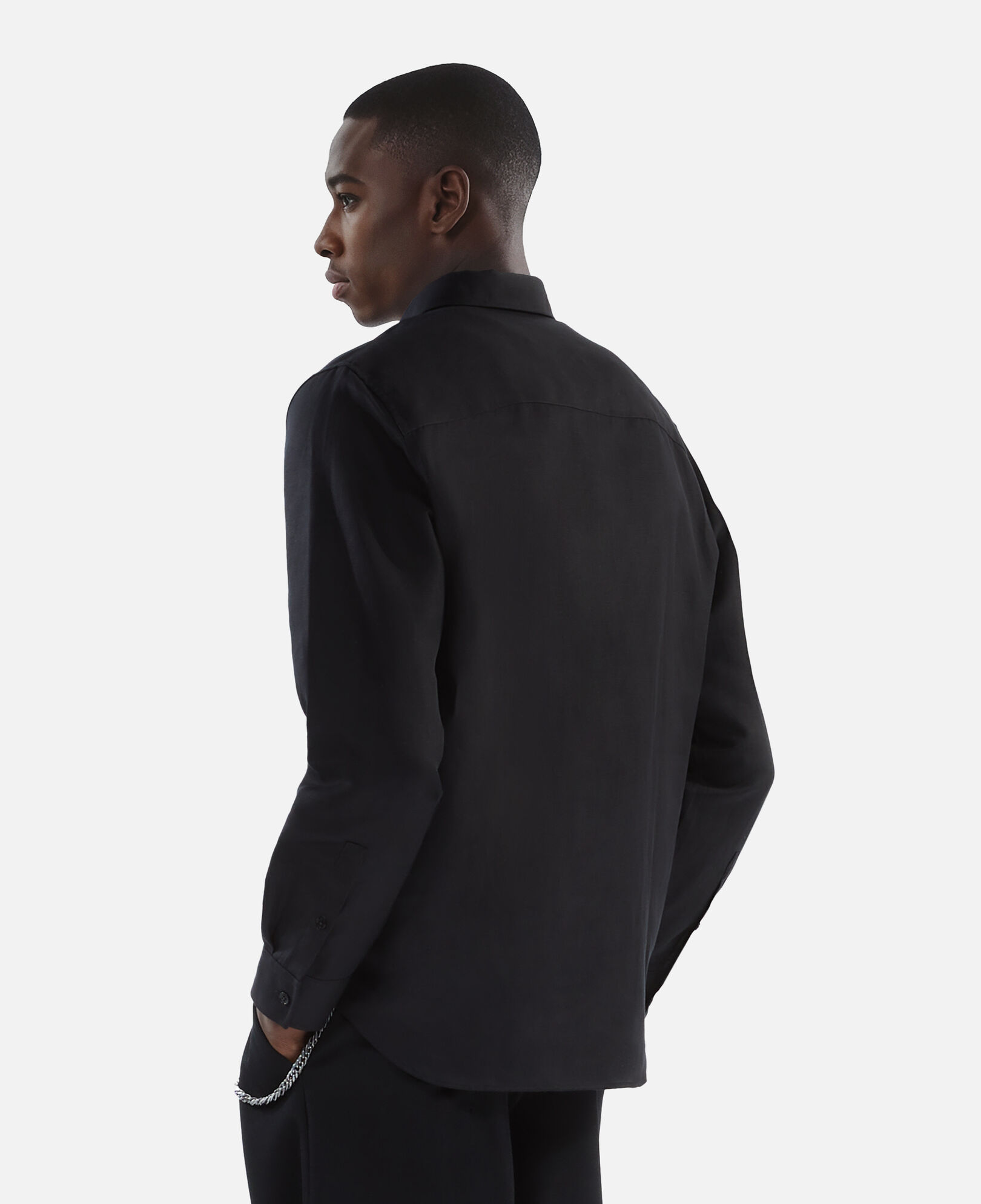 The Kooples HOMME BLACK chemise style polo noire