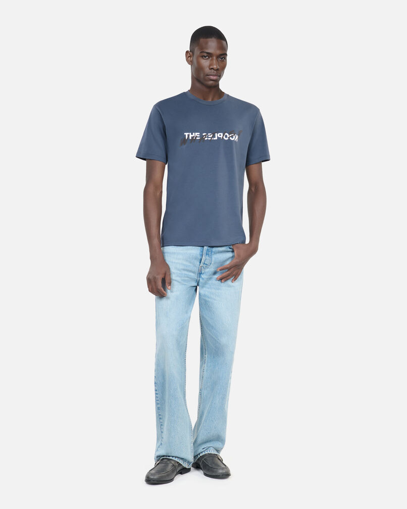 The Kooples HOMME DARK NAVY / DARK NAVY t-shirt what is bleu nuit