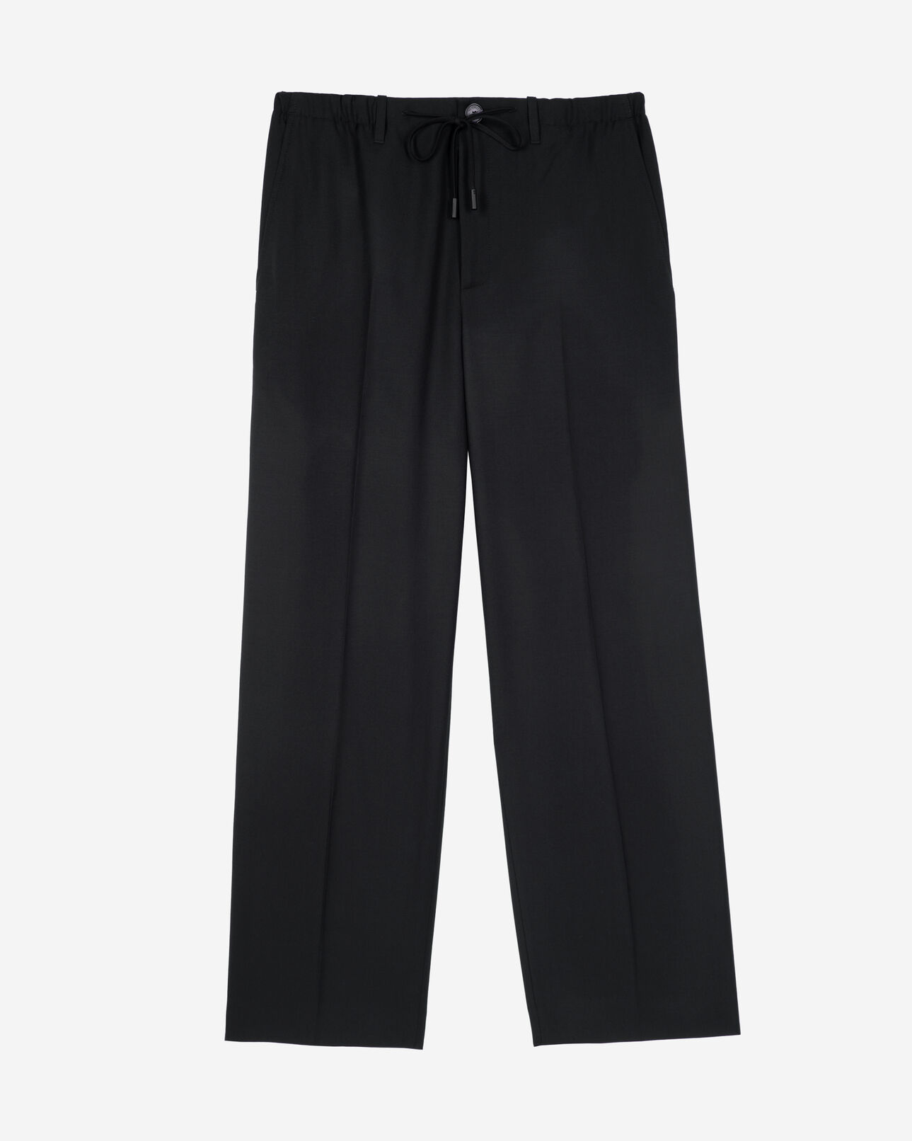The Kooples MEN BLACK black straight-leg pants