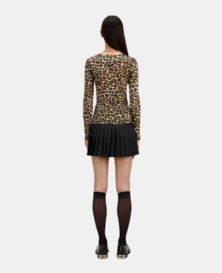 The Kooples WOMEN LEOPARD women's printed t-shirt