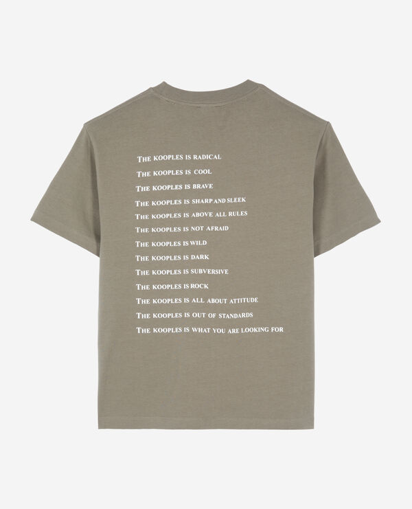 The Kooples FEMME OLIVE KAKI t-shirt what is kaki