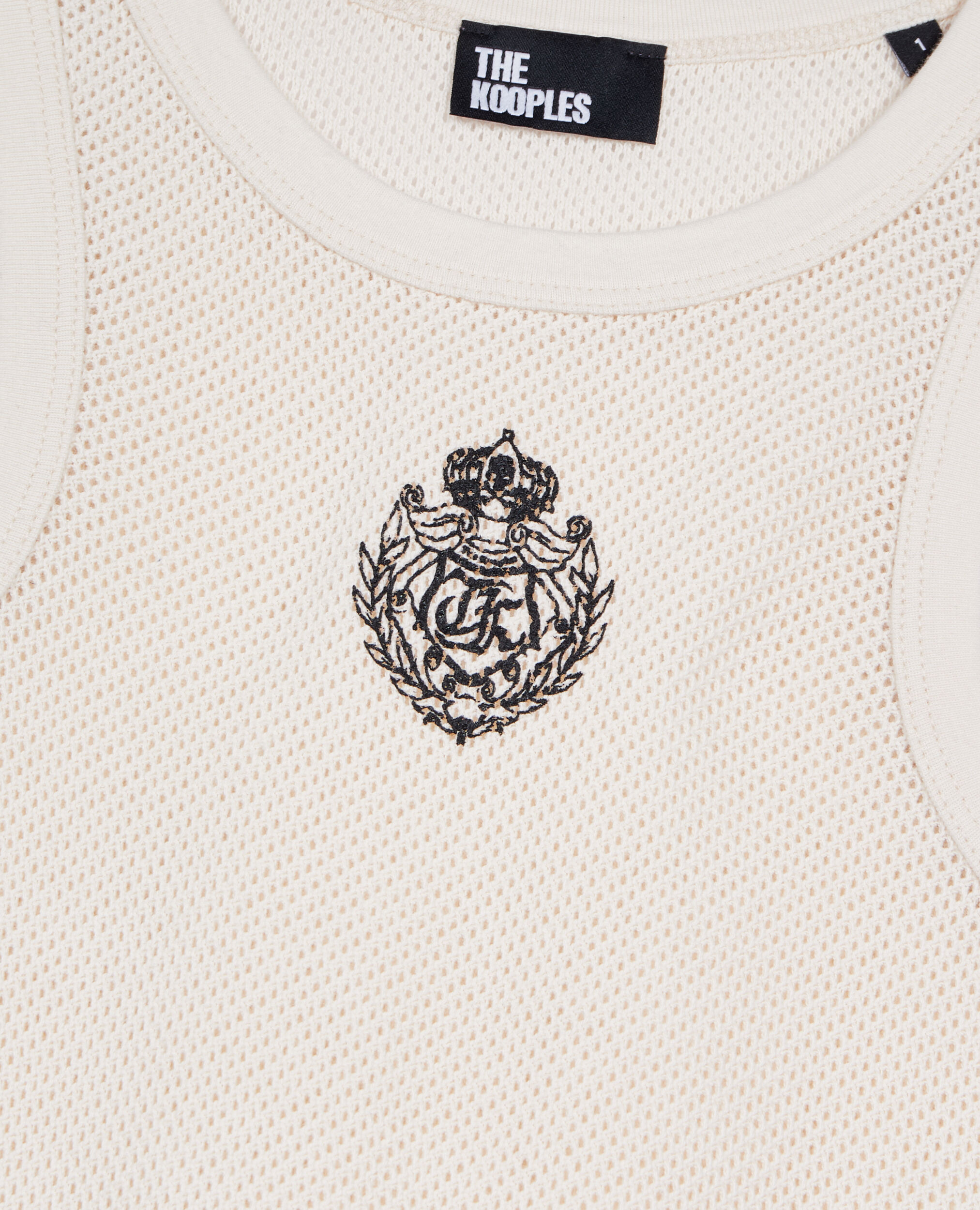 Debardeur blason ecru