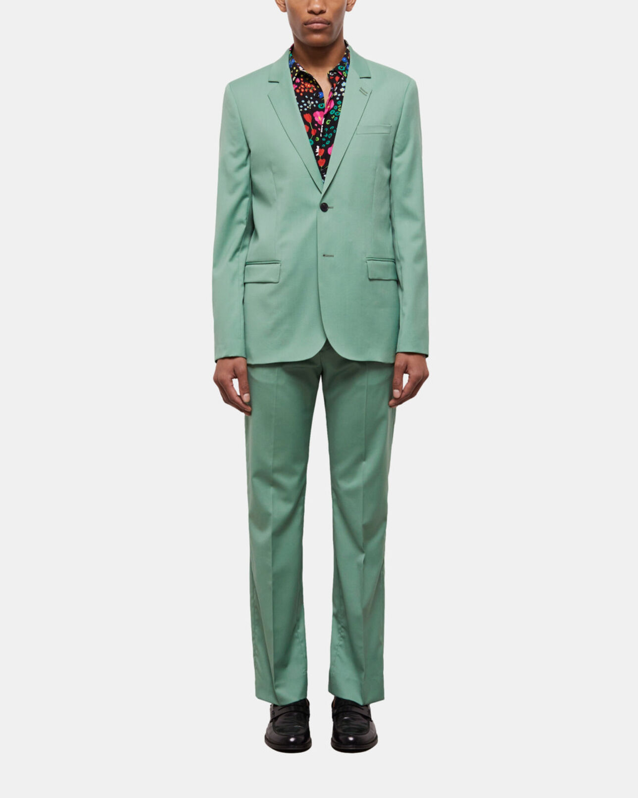 The Kooples MEN GREEN green wool suit jacket