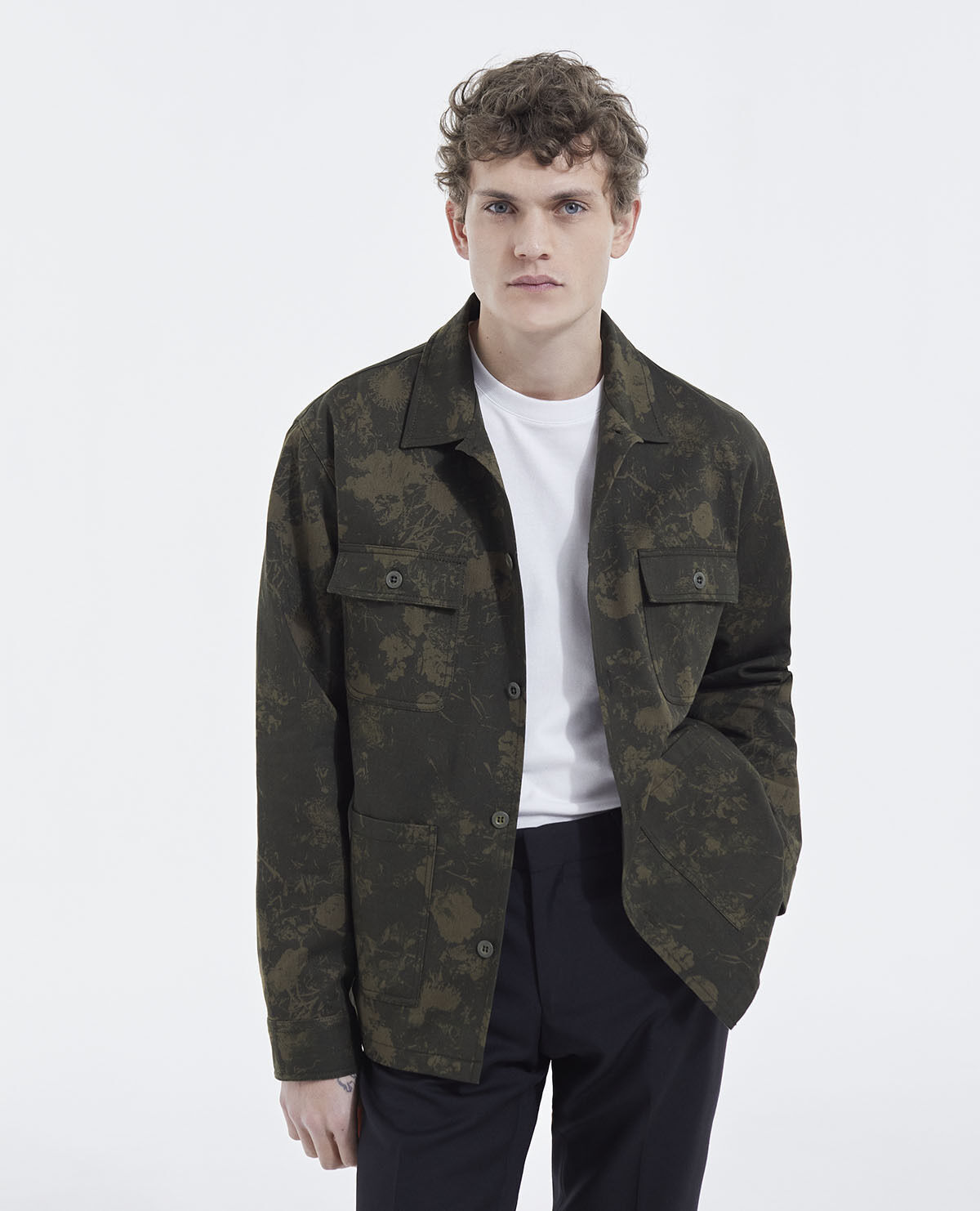 The kooples camo jacket outlet