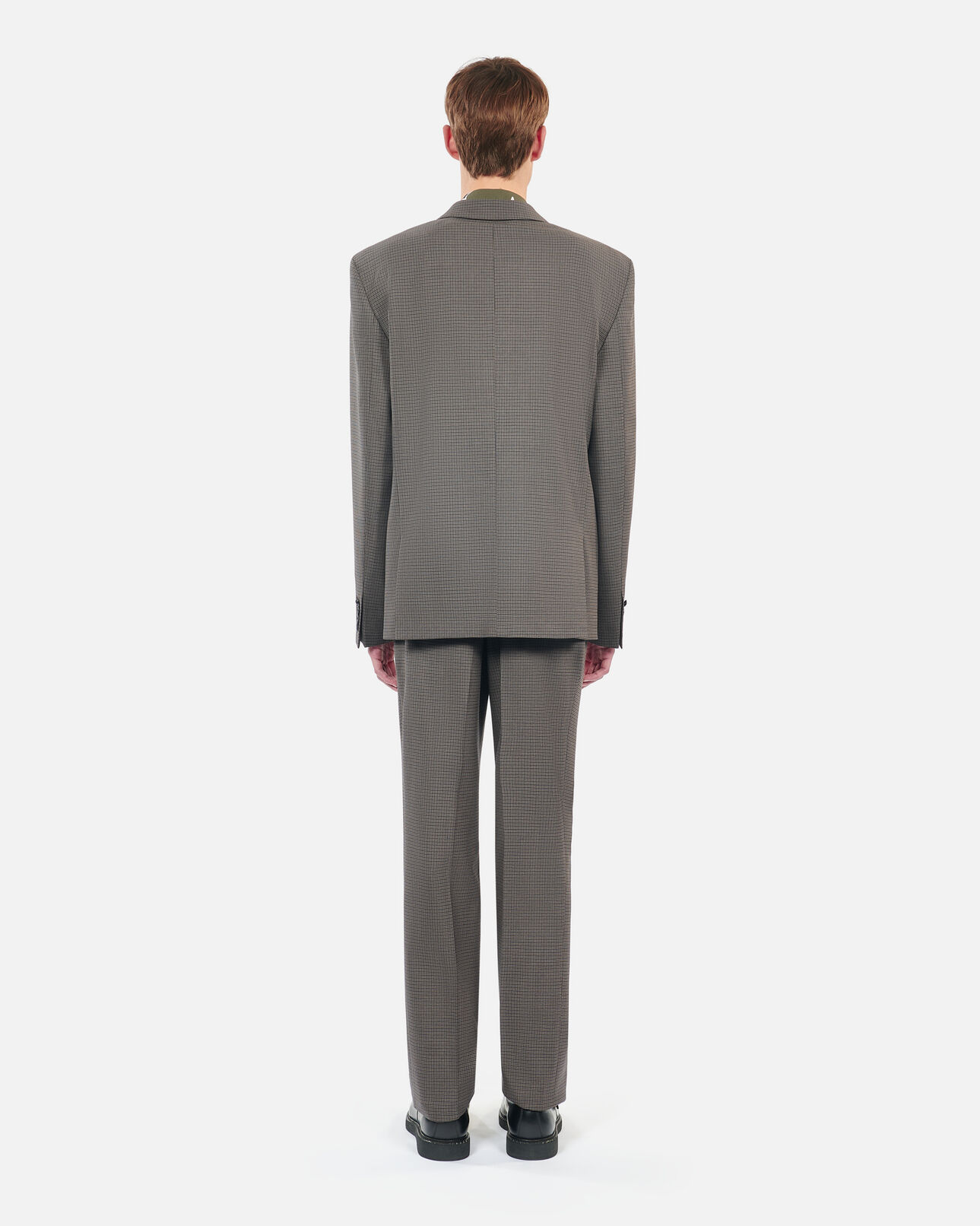 The Kooples MEN BROWN brown wool suit jacket