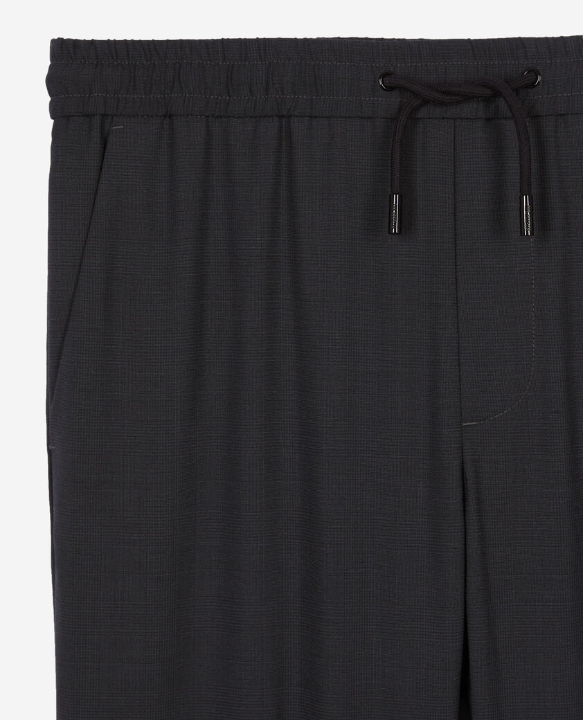 The Kooples HERREN DARK GREY graue hose mit karomuster