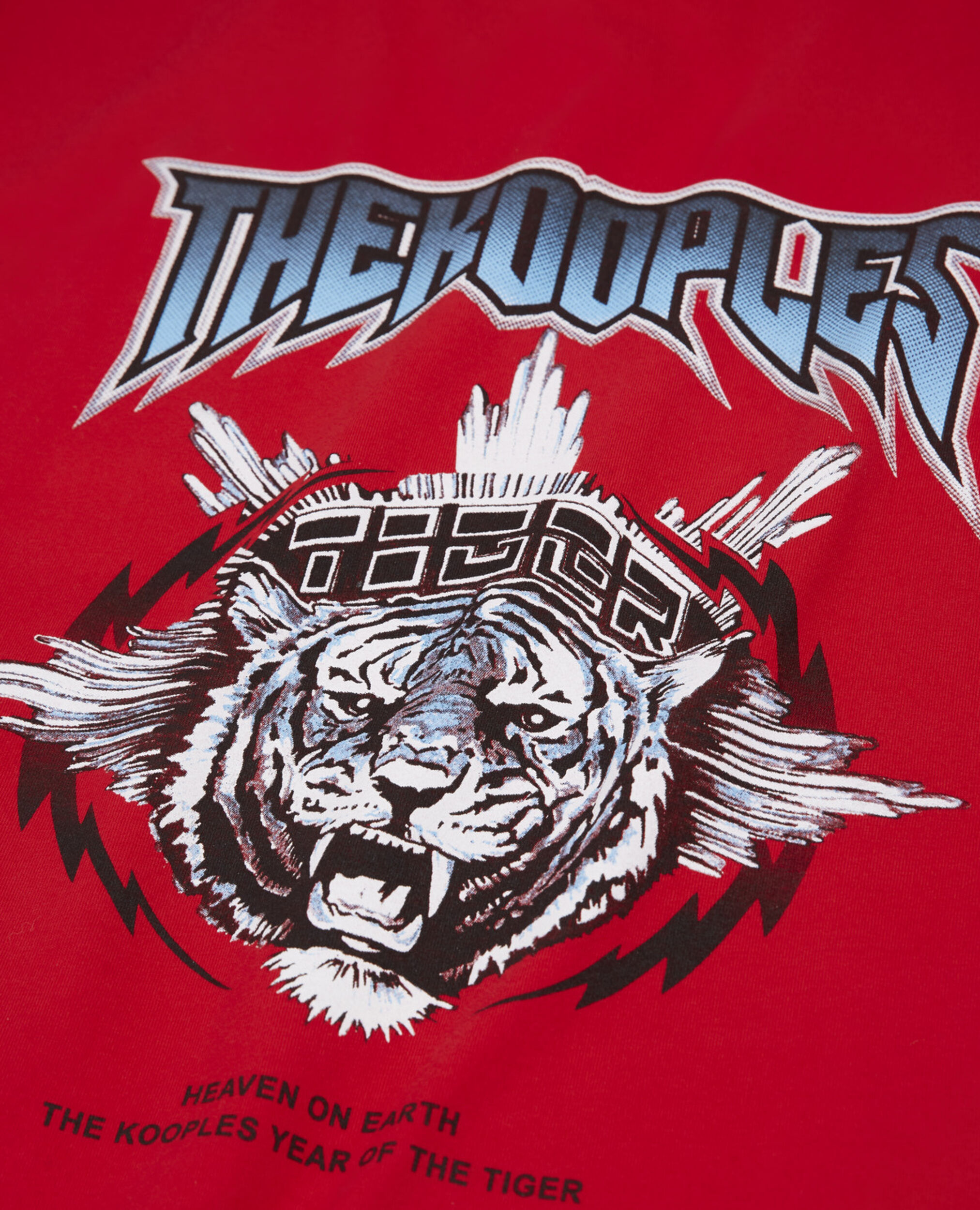 T-shirt Tigre, RED, hi-res image number null