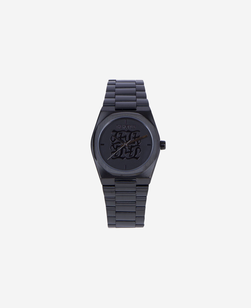 The Kooples MIXTE BLACK montre monogramme noire