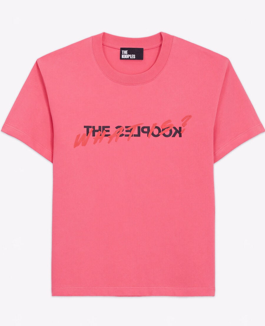 The Kooples WOMEN OLD ROSE pink what is t-shirt