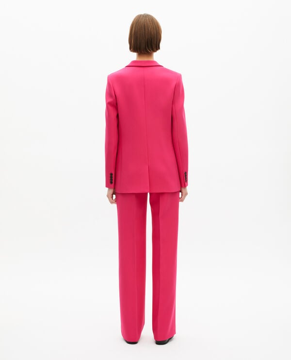 The Kooples WOMEN PINK pink crepe suit jacket