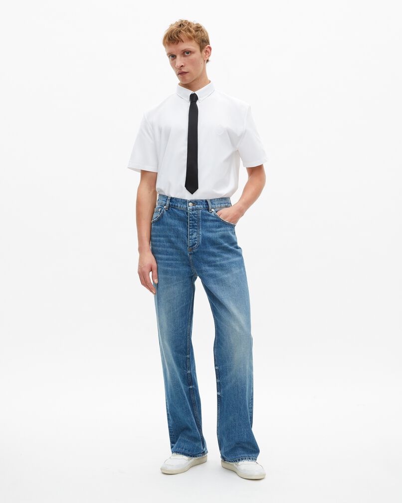 The Kooples MEN WHITE short-sleeved white shirt