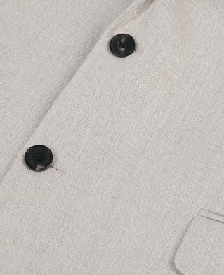 The Kooples HOMME BEIGE veste de costume en lin beige