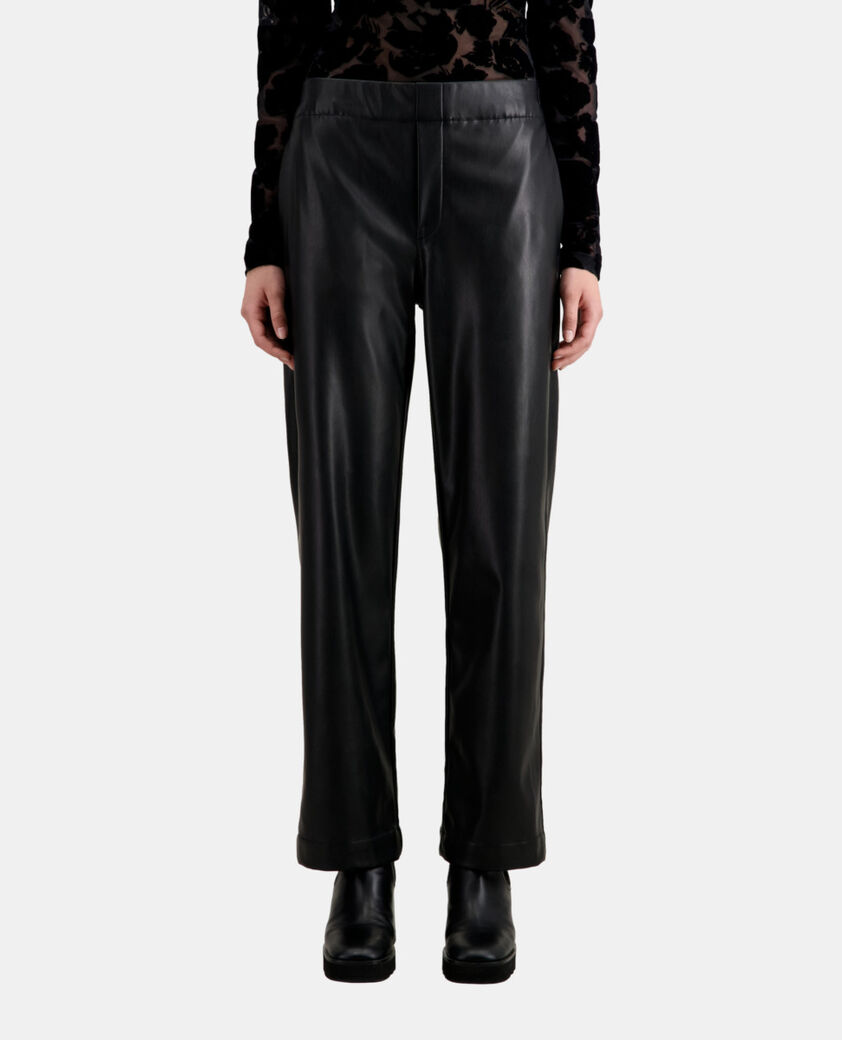 The Kooples FEMME BLACK pantalon noir effet cuir
