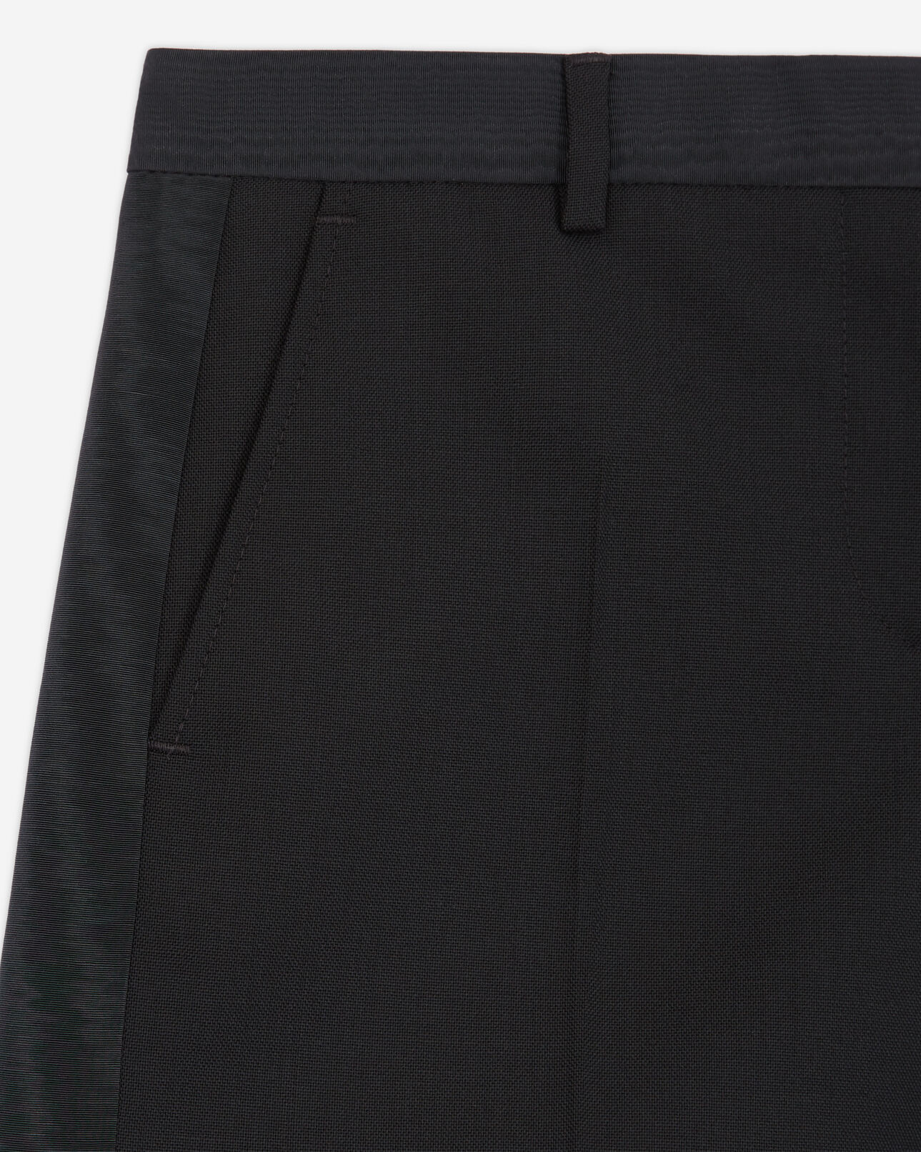The Kooples FEMME BLACK short en laine noir