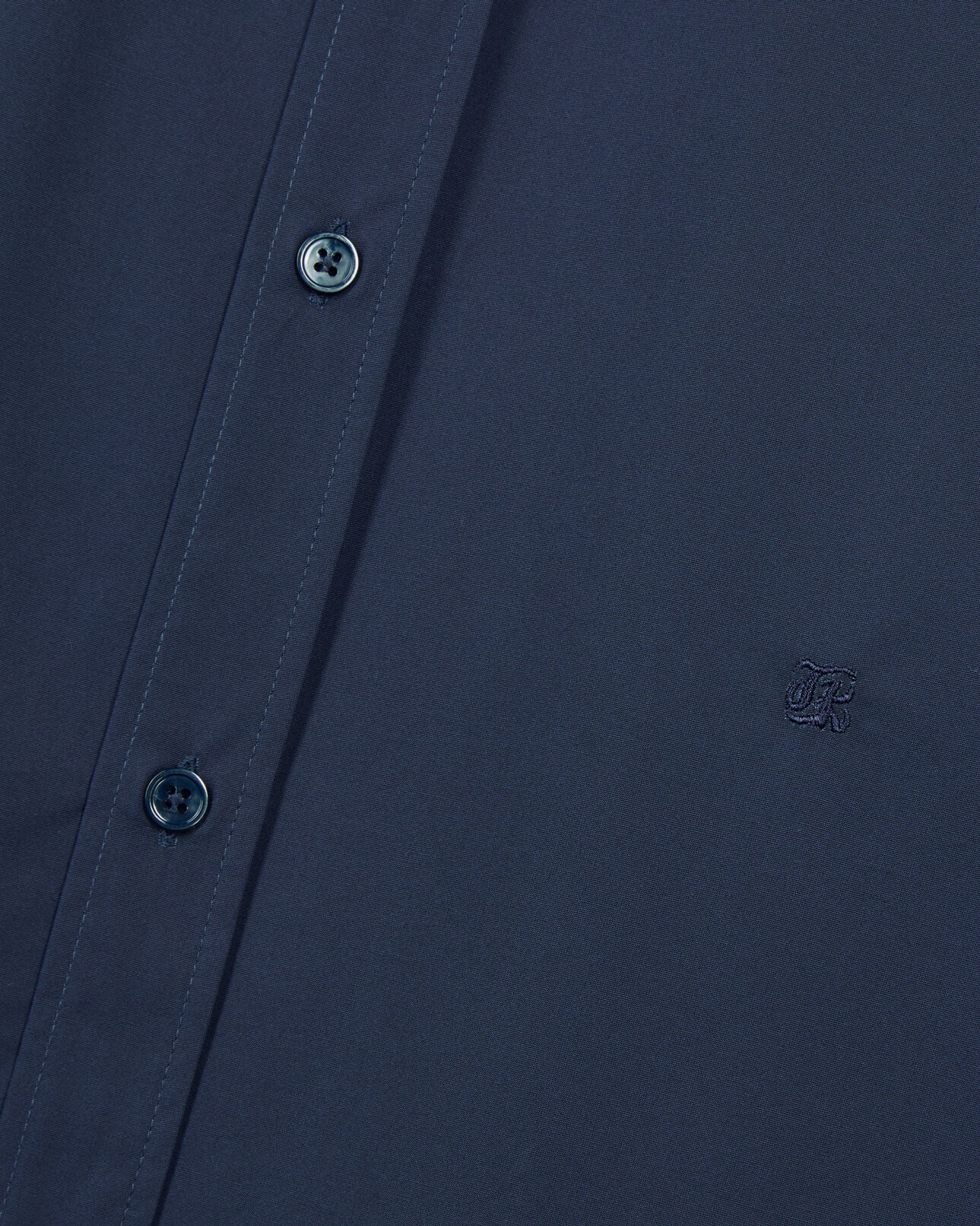 The Kooples HOMME NAVY chemise en popeline bleu marine
