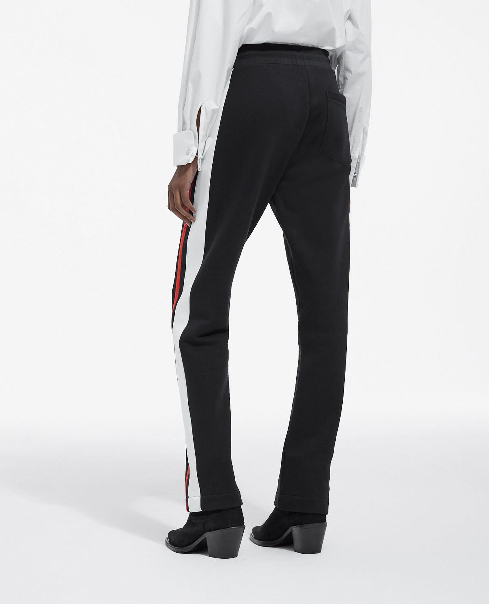 Straight-cut joggers, BLACK, hi-res image number null