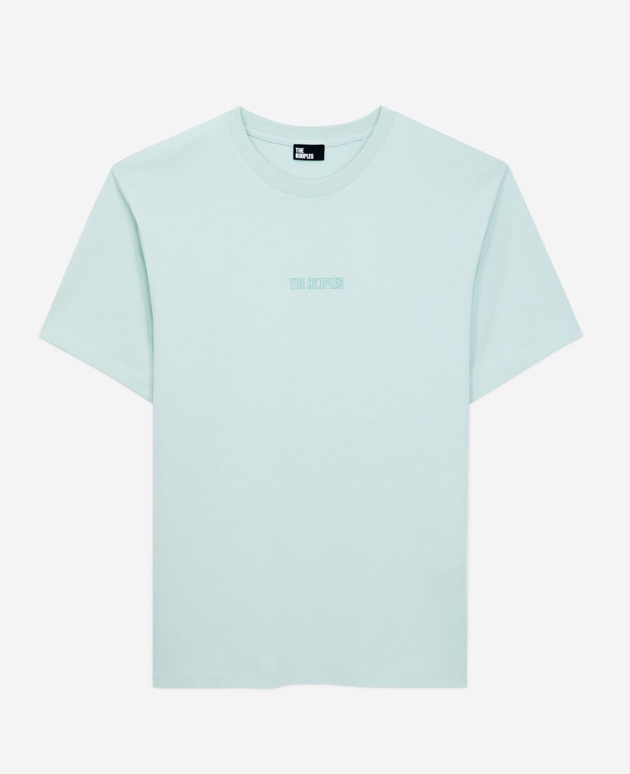 The Kooples H OCEAN men's green t-shirt with logo