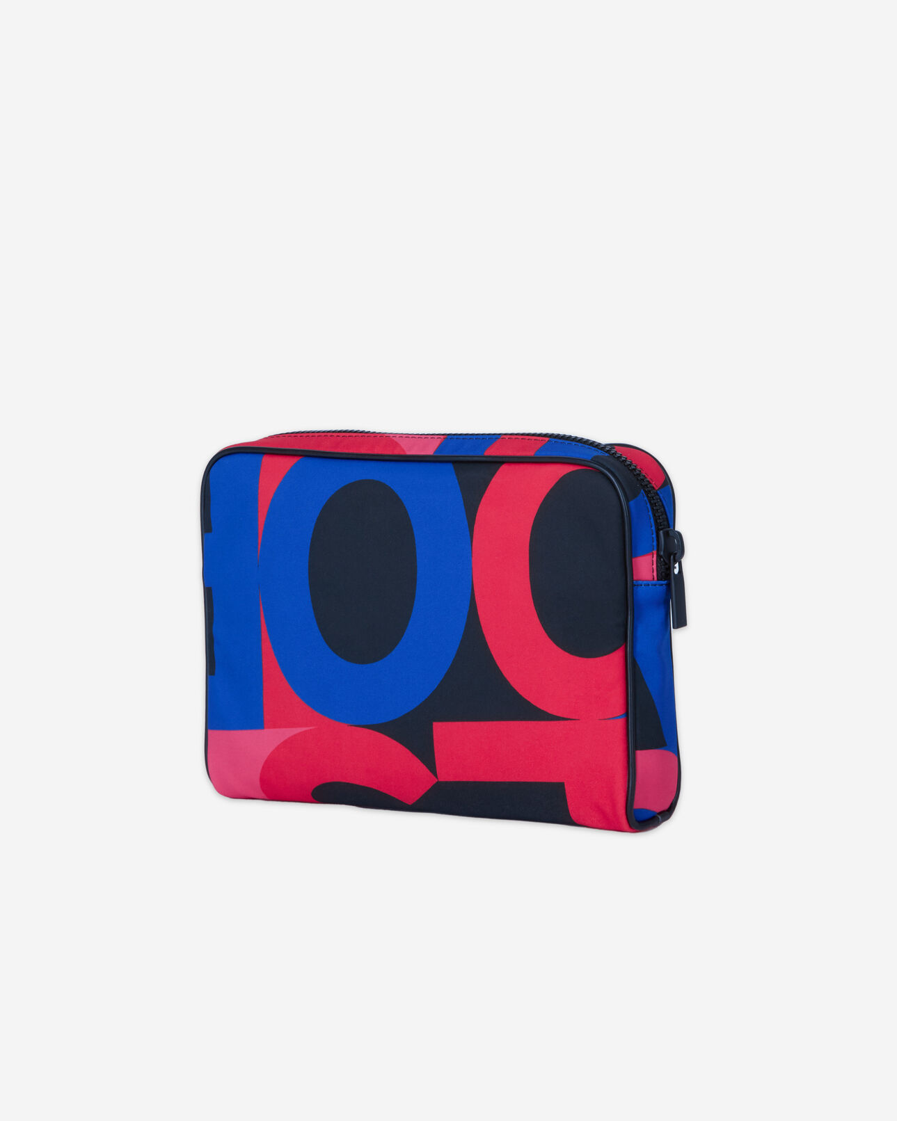 The Kooples MIXED MULTICOLOR multicolored logo clutch